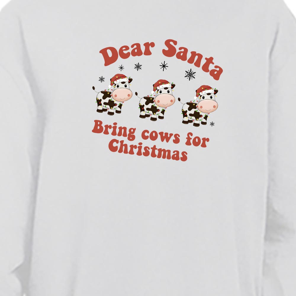 Cute Matching Christmas Cow Pjs Cotton Cute Matching Christmas Cow Pjs Cotton