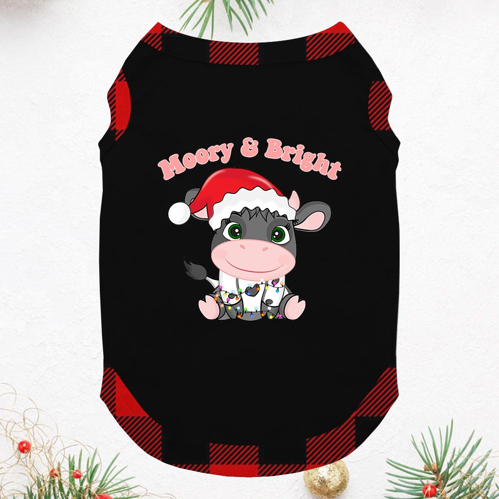 Festive Dairy Cow Christmas Pajama Set Festive Dairy Cow Christmas Pajama Set