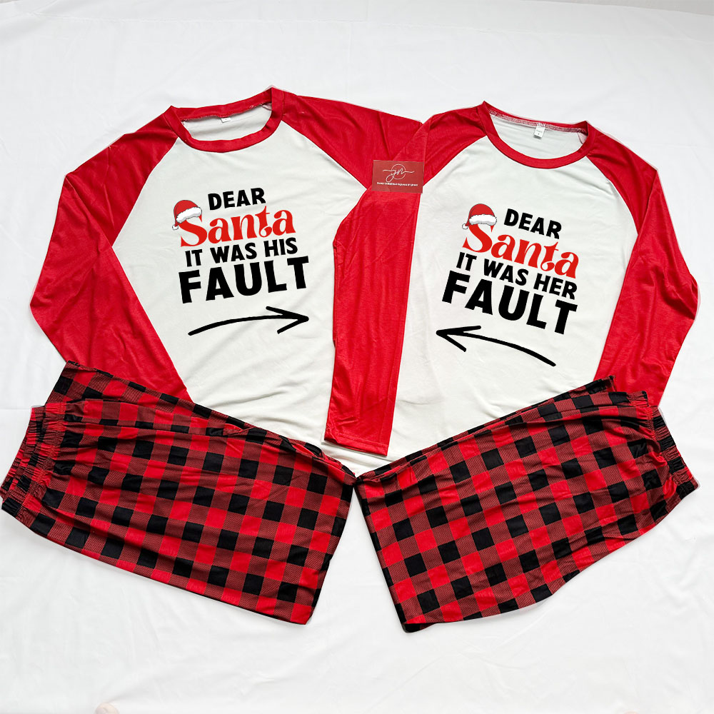 Dear Santa Christmas Pjs Matching Couples Dear Santa Christmas Pjs Matching Couples