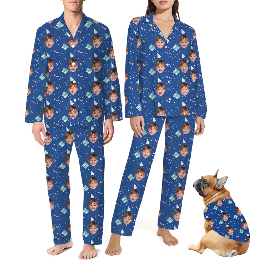 Personalized Birthday Pajamas With Your Face Personalized Birthday Pajamas With Your Face