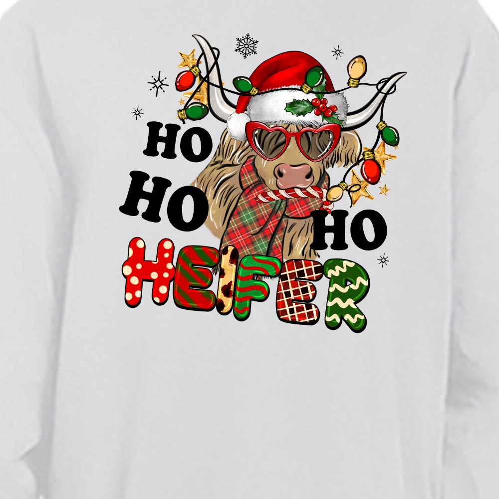 Funny Christmas Highland Cow Pajamas Cotton 100% Funny Christmas Highland Cow Pajamas Cotton 100%