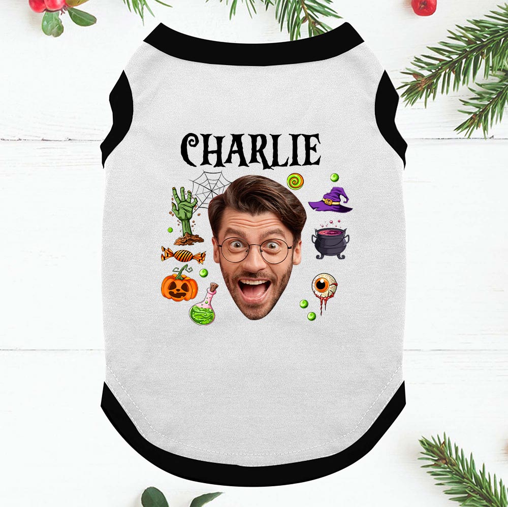 Custom Face And Name Spooky Halloween Pajamas Custom Face And Name Spooky Halloween Pajamas
