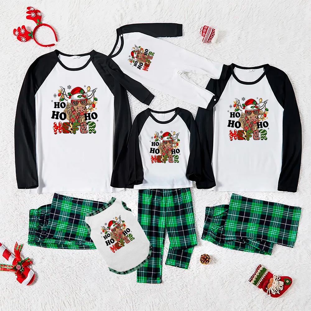 Cool Highland Cow Christmas Jammies 6 Styles Cool Highland Cow Christmas Jammies 6 Styles