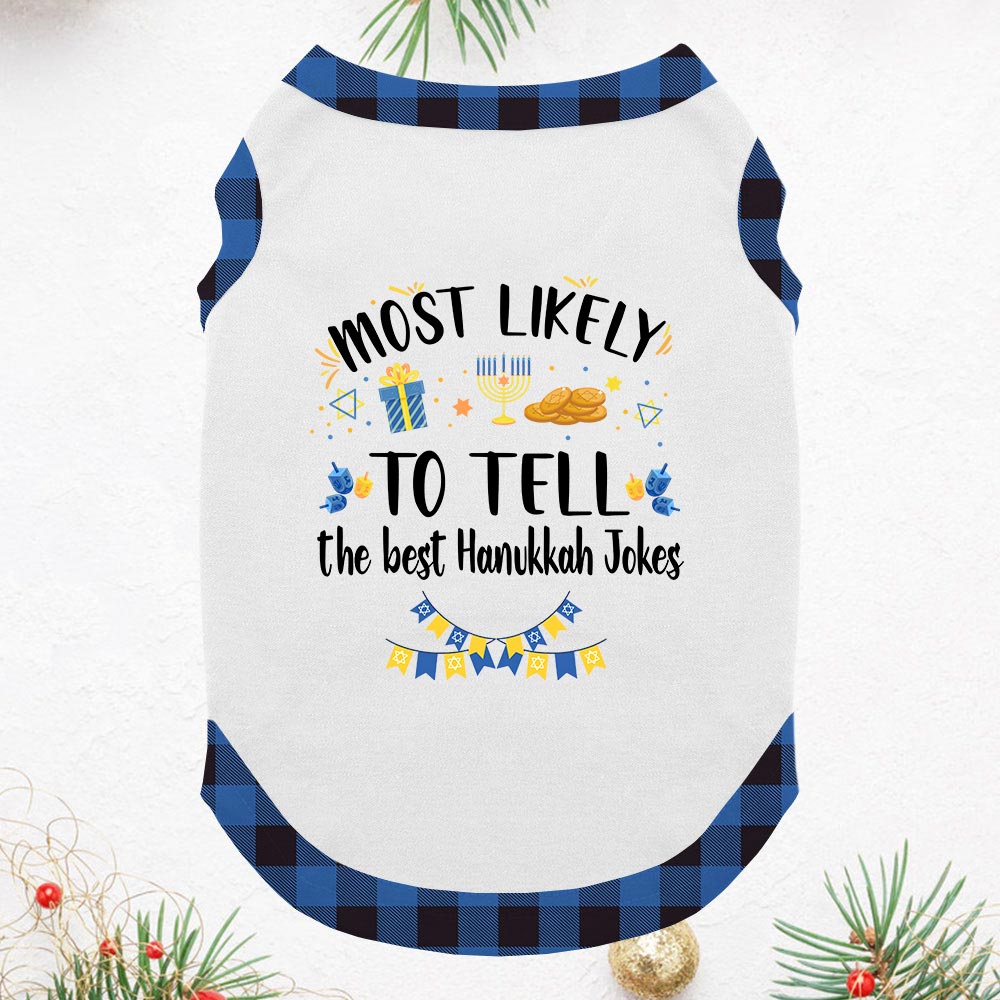 Most Likely Hanukkah Matching Family Pajamas Most Likely Hanukkah Matching Family Pajamas