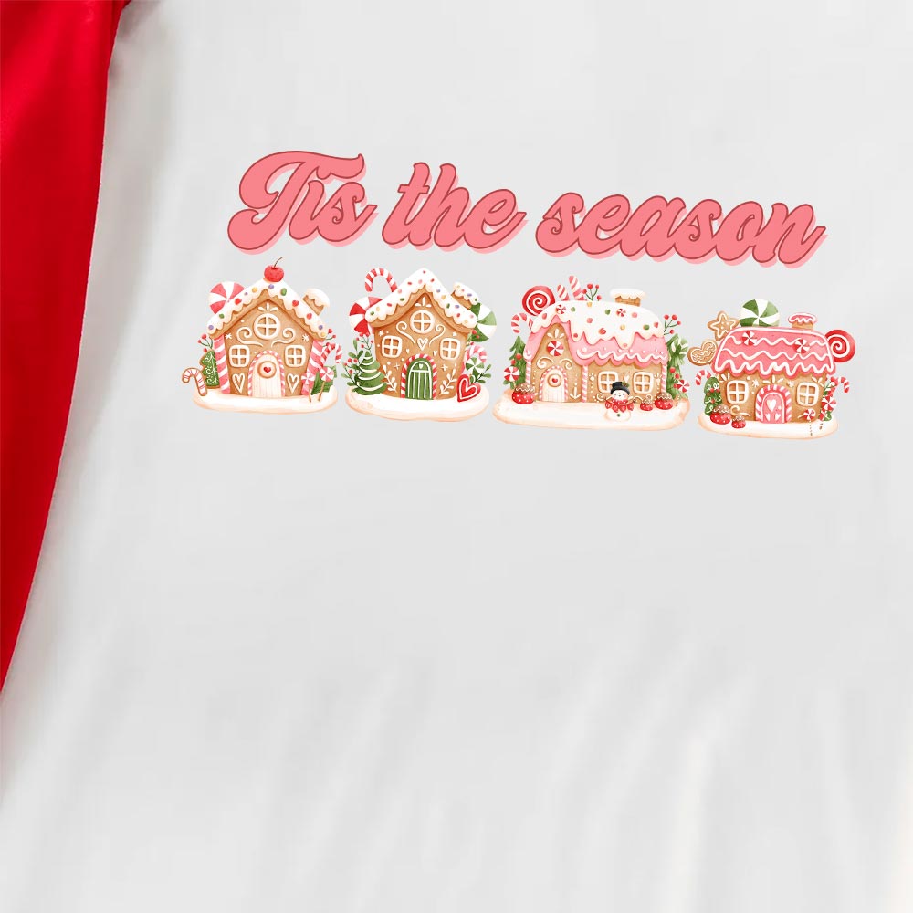 Festive Family Xmas Pjs Gingerbread Houses Tis The Season