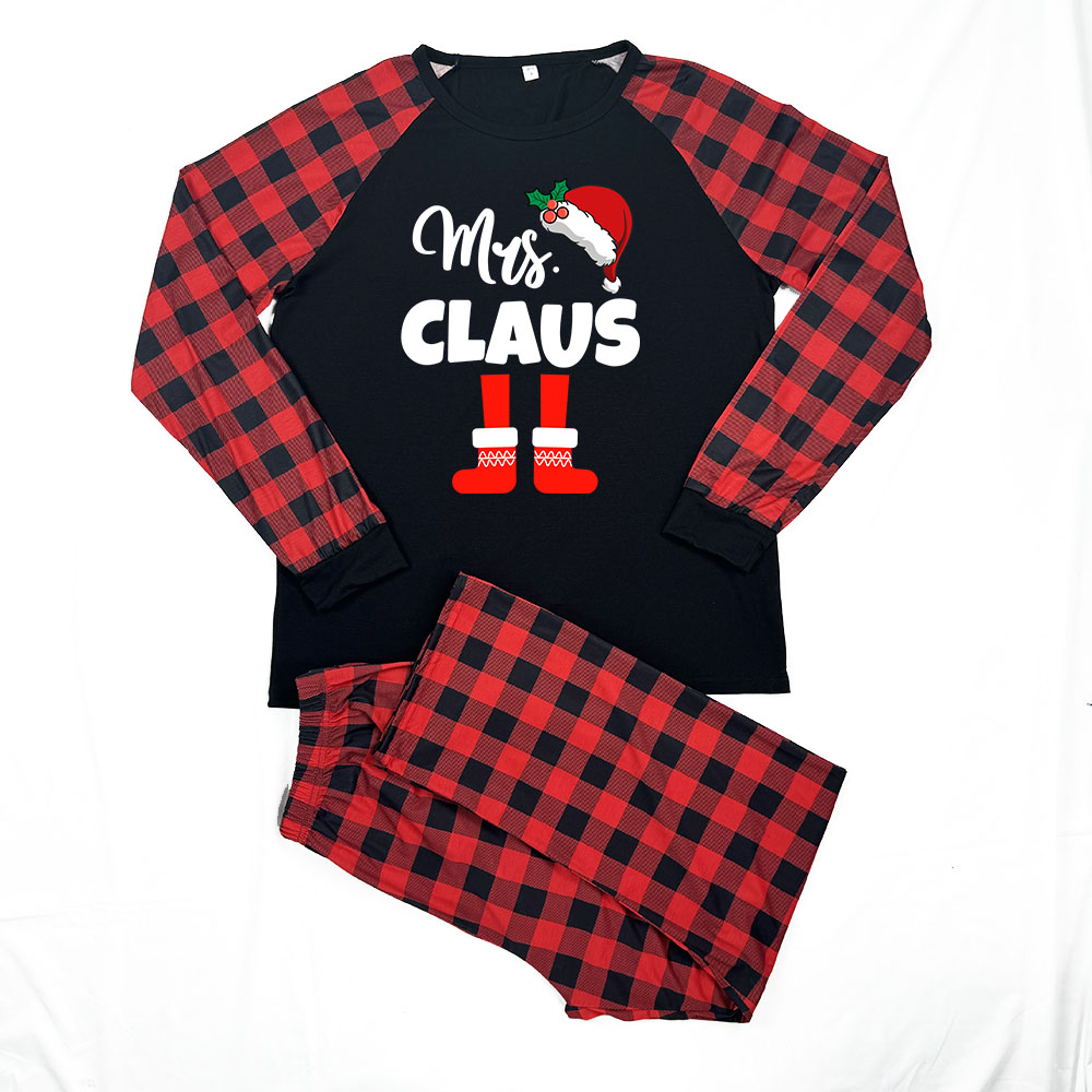 Mr And Mrs Claus Santa Christmas Jammies For Couples Mr And Mrs Claus Santa Christmas Jammies For Couples