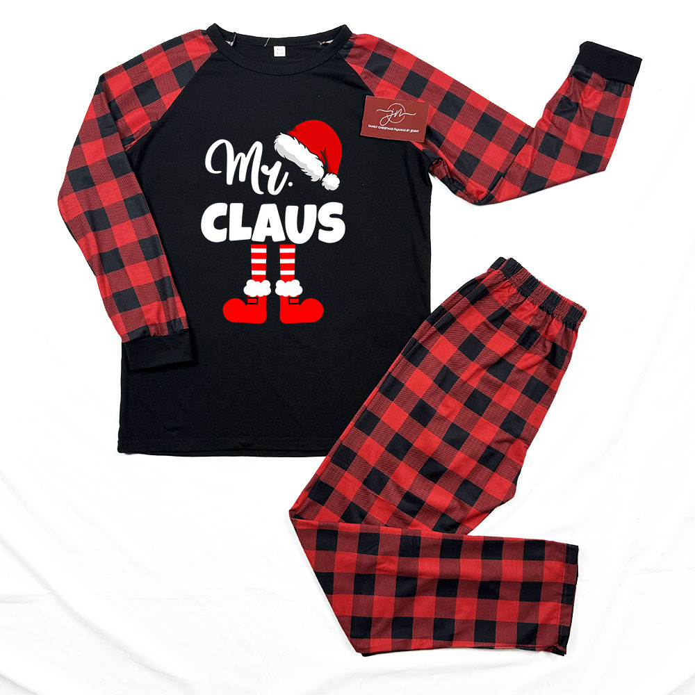 Mr And Mrs Claus Santa Christmas Jammies For Couples Mr And Mrs Claus Santa Christmas Jammies For Couples