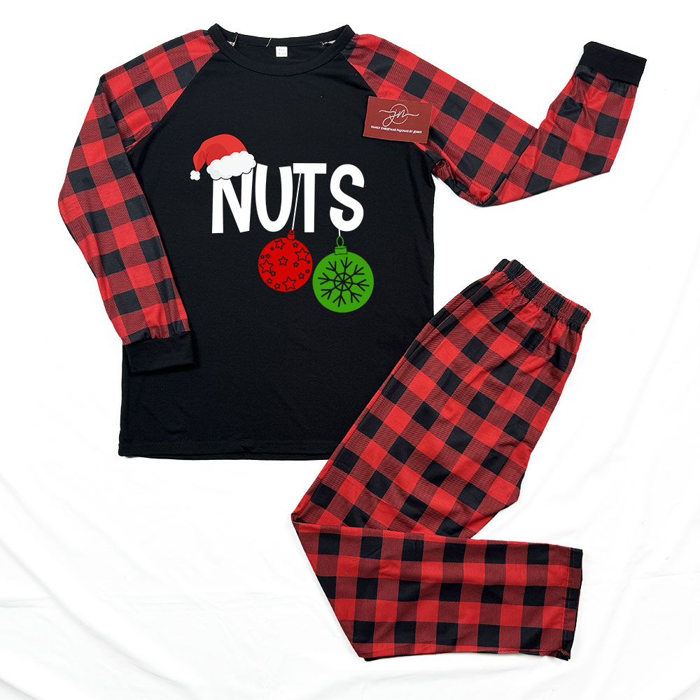 Chest And Nuts Couples Matching Xmas Pjs Chest And Nuts Couples Matching Xmas Pjs