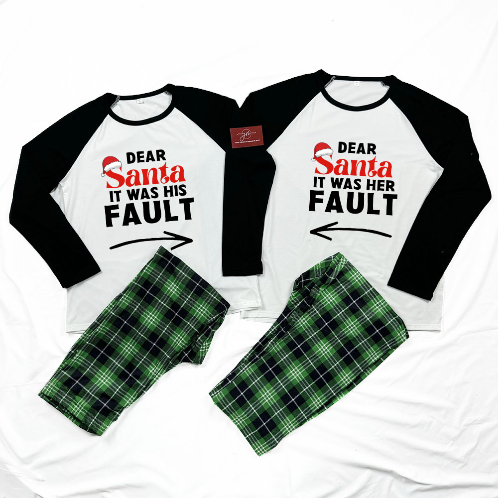Dear Santa Christmas Pjs Matching Couples Dear Santa Christmas Pjs Matching Couples