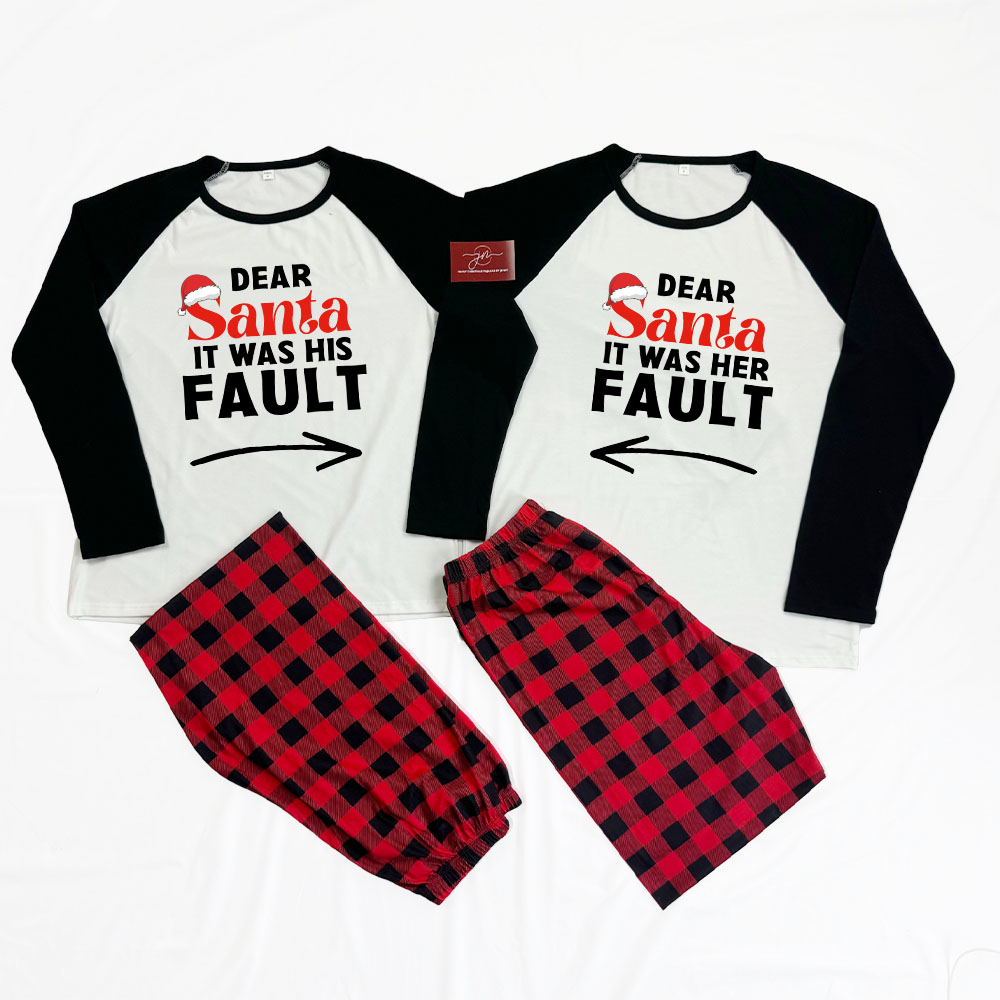 Dear Santa Christmas Pjs Matching Couples Dear Santa Christmas Pjs Matching Couples