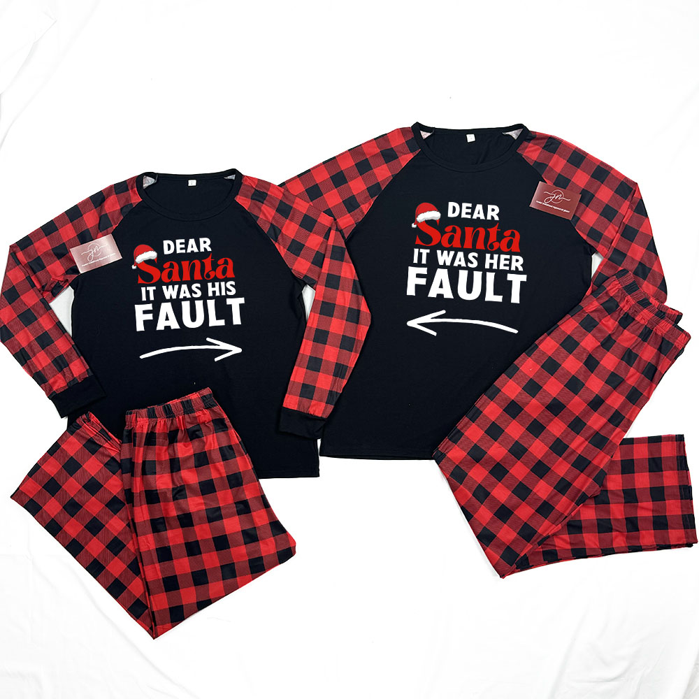 Dear Santa Christmas Pjs Matching Couples Dear Santa Christmas Pjs Matching Couples