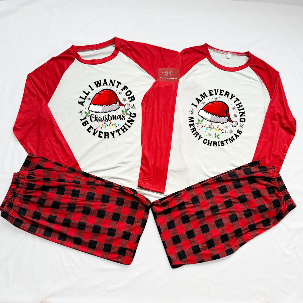 All I Want For Christmas Matching Pajamas For Couples And Dogs All I Want For Christmas Matching Pajamas For Couples And Dogs