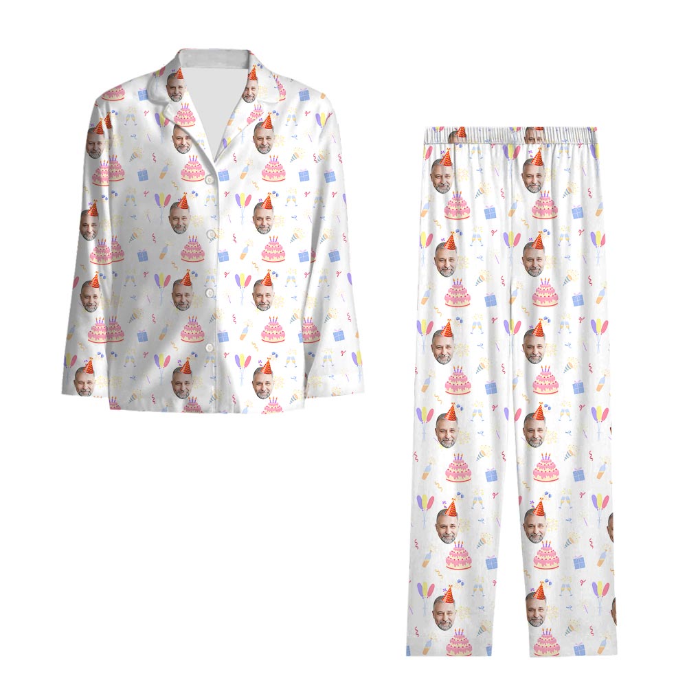 Custom Birthday Pajamas With Face On Them Custom Birthday Pajamas With Face On Them