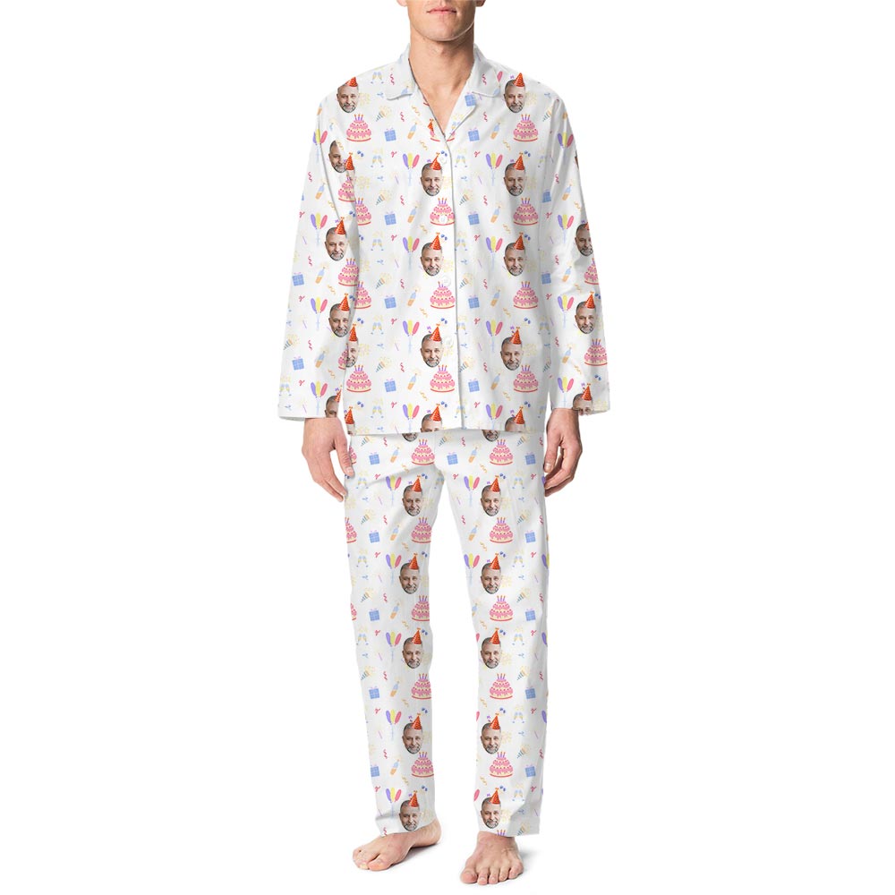 Custom Birthday Pajamas With Face On Them Custom Birthday Pajamas With Face On Them