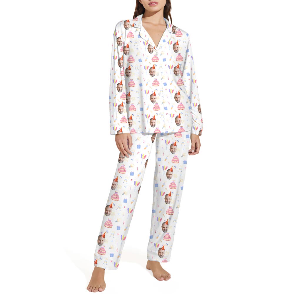 Custom Birthday Pajamas With Face On Them Custom Birthday Pajamas With Face On Them