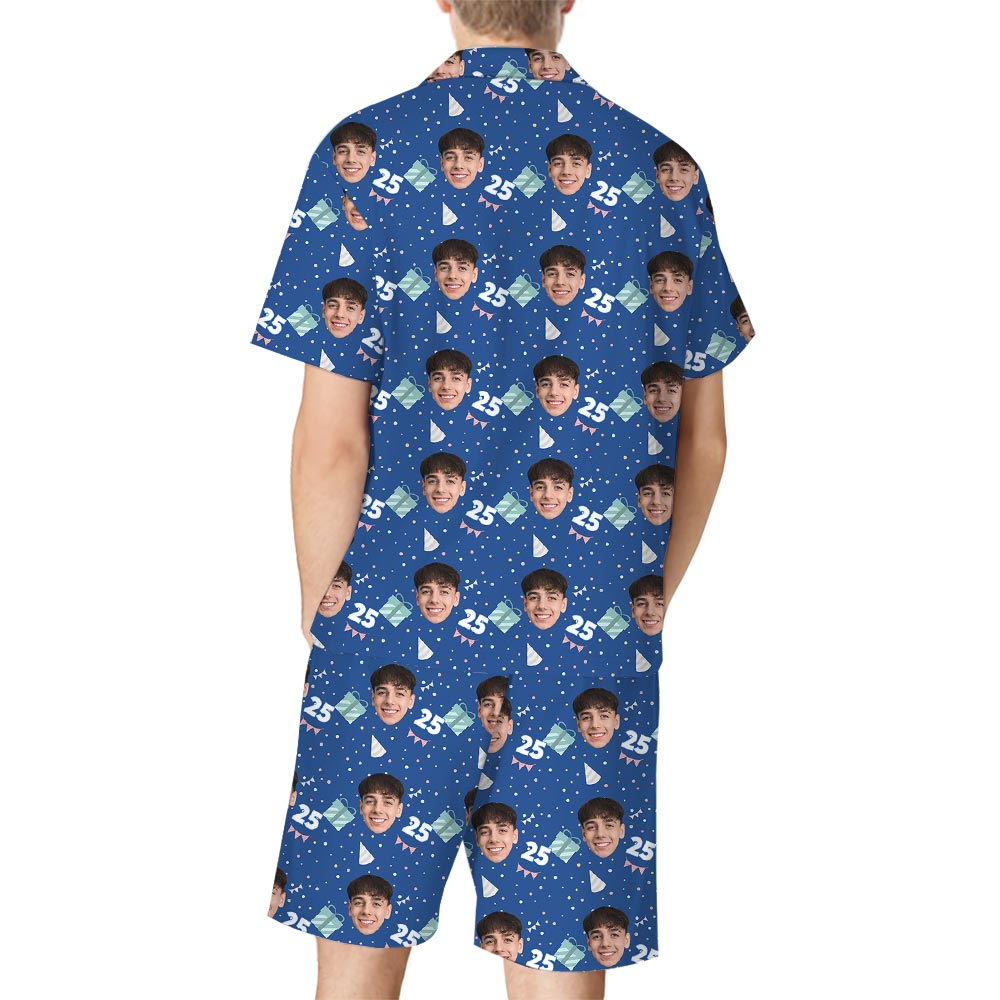 Personalized Face And Age Short Sleeve Pajamas Personalized Face And Age Short Sleeve Pajamas