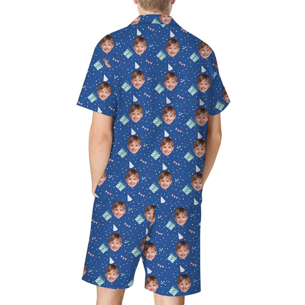 Short Birthday Custom Face Pajamas For Fun Short Birthday Custom Face Pajamas For Fun