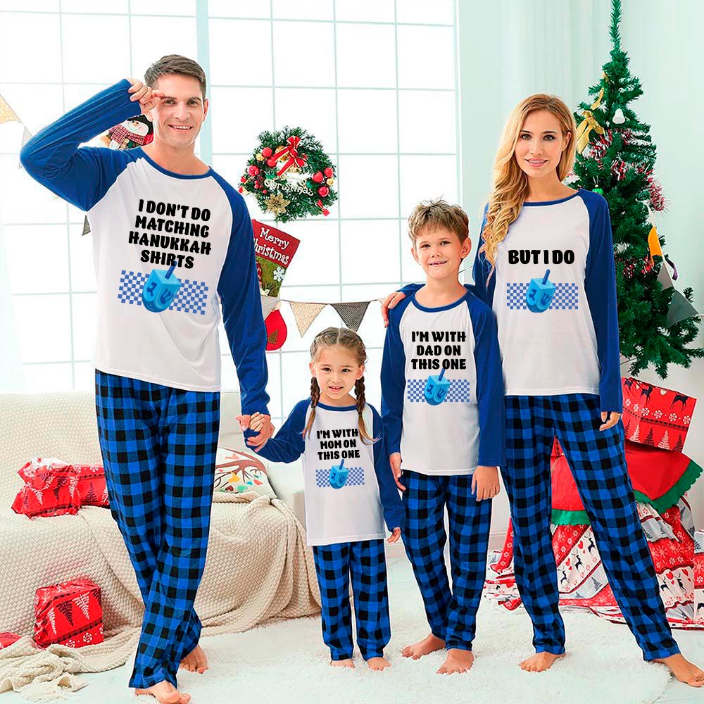 Personalized Matching Hanukkah Family Pajamas Sets Personalized Matching Hanukkah Family Pajamas Sets