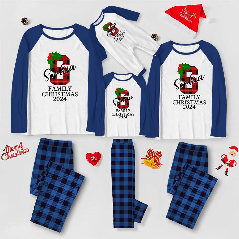 Plaid Family Christmas Pjs 2024 Custom Your Name 6 Styles Plaid Family Christmas Pjs 2024 Custom Your Name 6 Styles