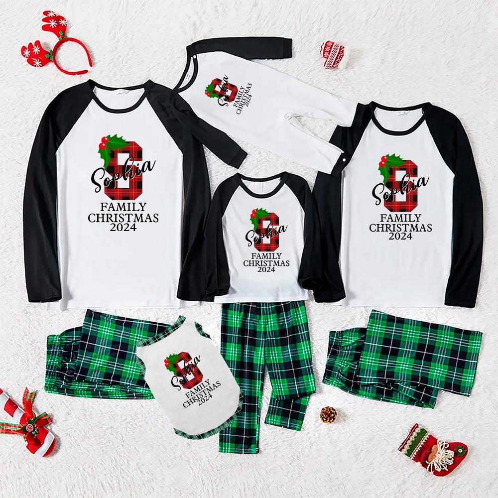 Plaid Family Christmas Pjs 2024 Custom Your Name 6 Styles Plaid Family Christmas Pjs 2024 Custom Your Name 6 Styles