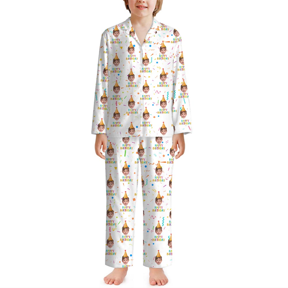 Happy Birthday Pajamas With Custom Face Happy Birthday Pajamas With Custom Face