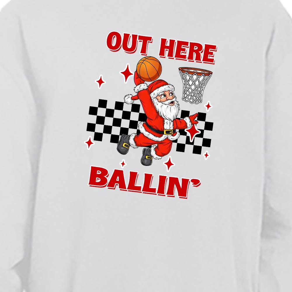 Cool Cotton Christmas Top And Bottoms For Basketball Player