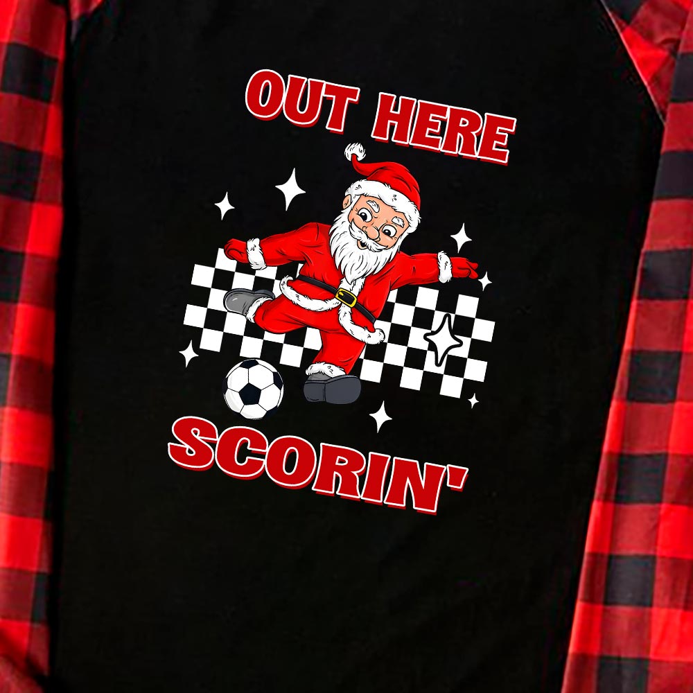 Soccer Player Santa Christmas Pjs 6 Styles Soccer Player Santa Christmas Pjs 6 Styles