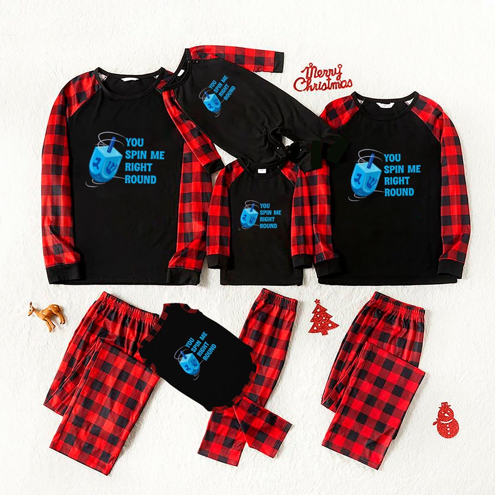 Custom Family Name Matching Hanukkah Sleepwear Custom Family Name Matching Hanukkah Sleepwear