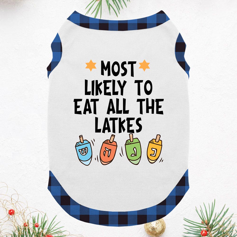 Personalized Most Likely To Hanukkah Sayings Pajamas Personalized Most Likely To Hanukkah Sayings Pajamas
