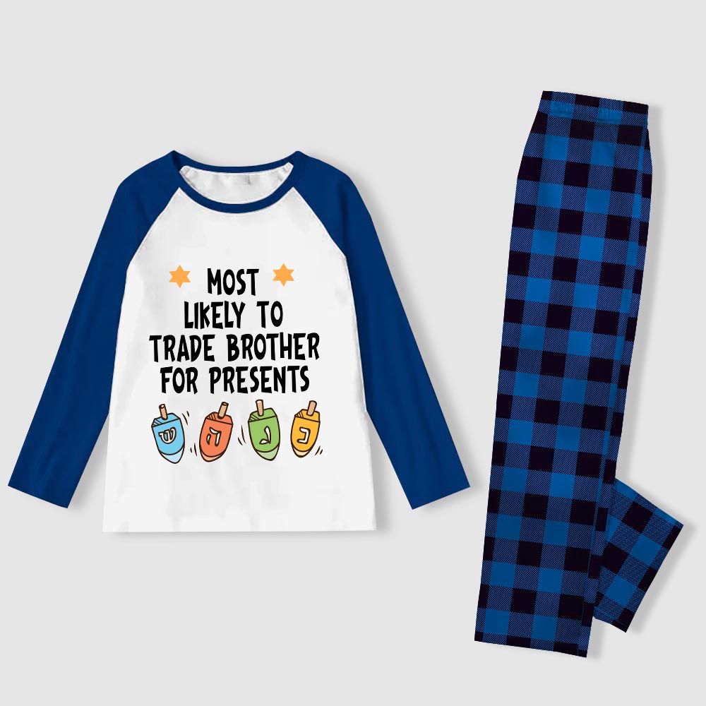 Personalized Most Likely To Hanukkah Sayings Pajamas Personalized Most Likely To Hanukkah Sayings Pajamas
