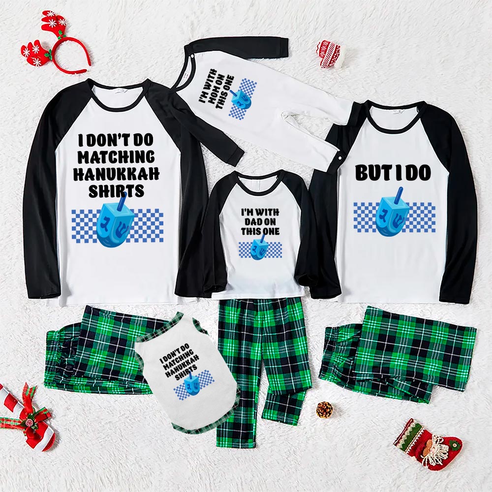 Personalized Matching Hanukkah Family Pajamas Sets Personalized Matching Hanukkah Family Pajamas Sets