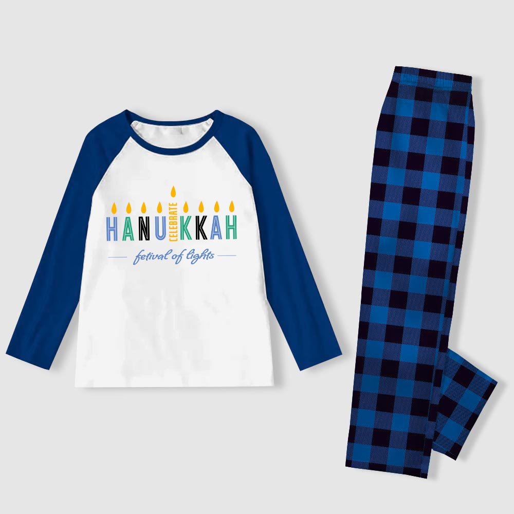 Festival Of Lights Family Pajama Sets For Hanukkah Festival Of Lights Family Pajama Sets For Hanukkah