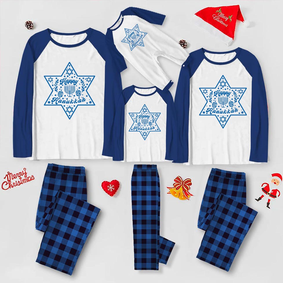 Star Of David Menorah Matching Hanukkah Sleepwear Star Of David Menorah Matching Hanukkah Sleepwear