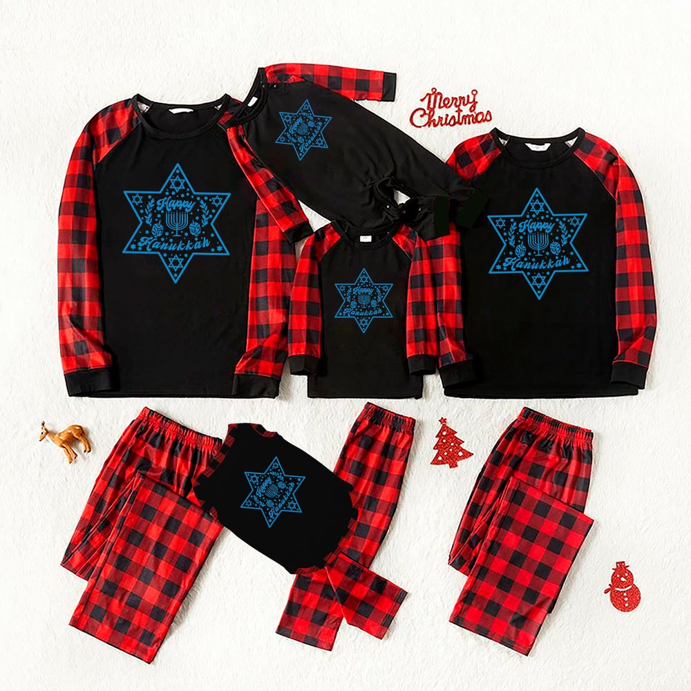 Star Of David Menorah Matching Hanukkah Sleepwear Star Of David Menorah Matching Hanukkah Sleepwear