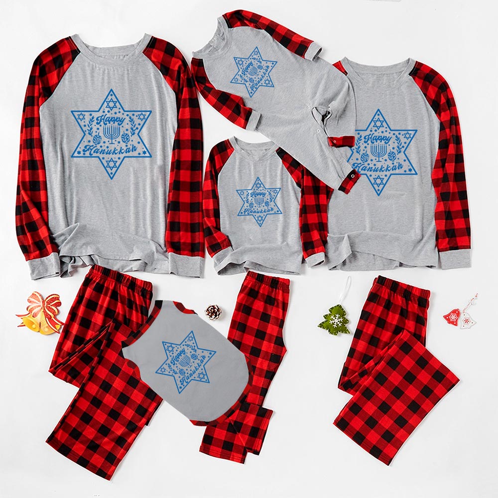 Star Of David Menorah Matching Hanukkah Sleepwear Star Of David Menorah Matching Hanukkah Sleepwear