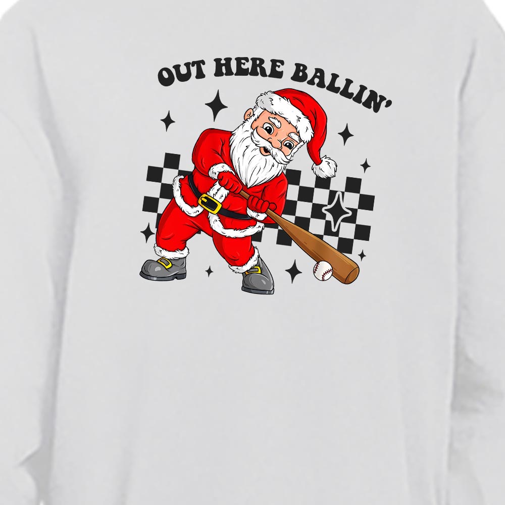 100% Cotton Baseball Santa Christmas Pajamas For Sport Lovers 100% Cotton Baseball Santa Christmas Pajamas For Sport Lovers