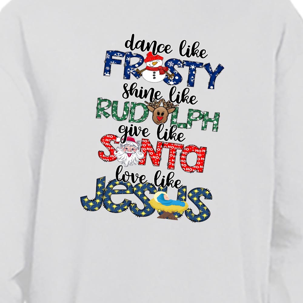 Funny Saying Rudolph Frosty Family Christmas Pjs Cotton